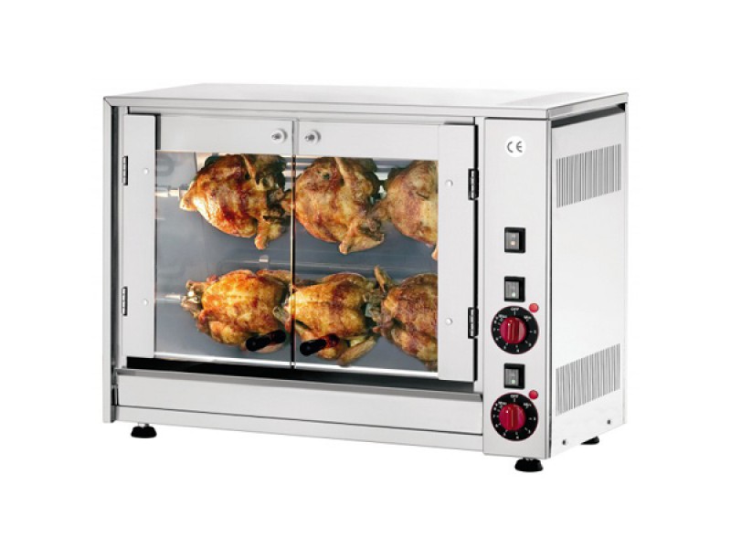 ELECTRIC CHICKEN SPIT SINGLE SUPERIMPOSED RODS E-6P
