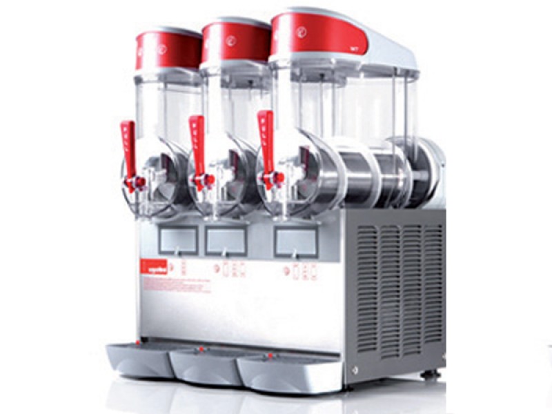 GRANITA MAKERS 10+10+10 LT MOD. MT 3 PLUS STAINLESS STEEL FOR GRANITE SORBETS AND COLD CREME