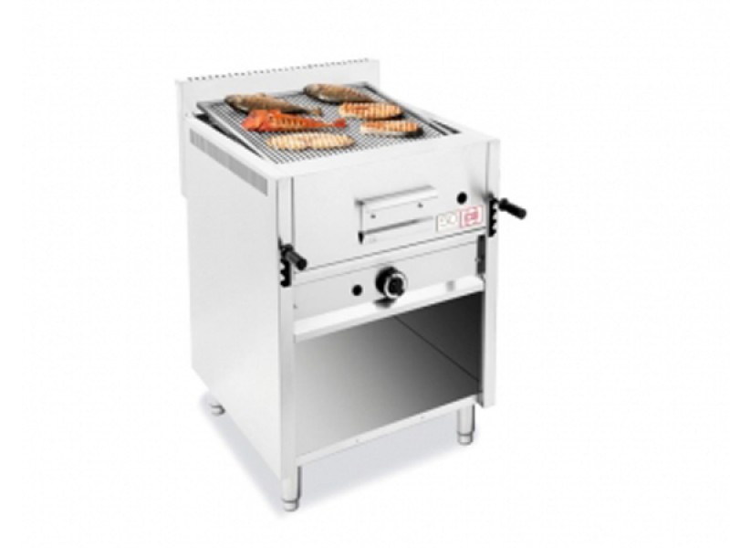 GAS GRID LAVASTONE WITH OPEN DOOR L-65 MOB