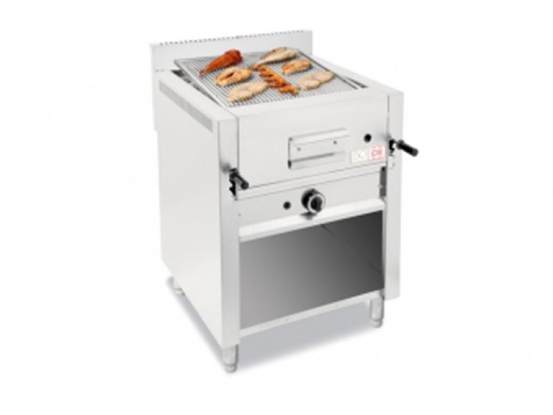 GAS GRID LAVASTONE WITH OPEN DOOR L-70 MOB