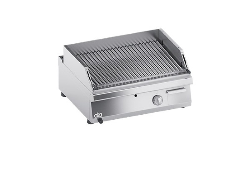 MOBILE BENCH LAVA ROCK GRILL FOR MEAT SERIES 70