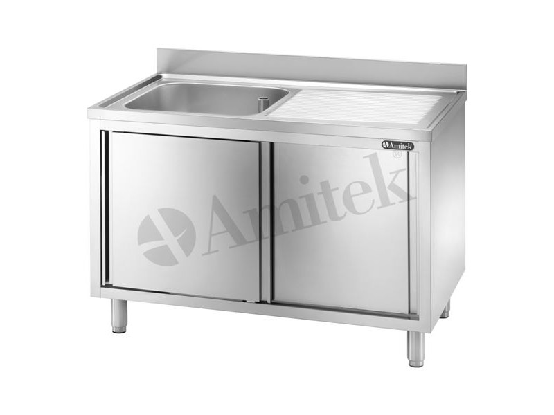 SINK WITH SLIDING DOORS mod. LTC167R2 VT