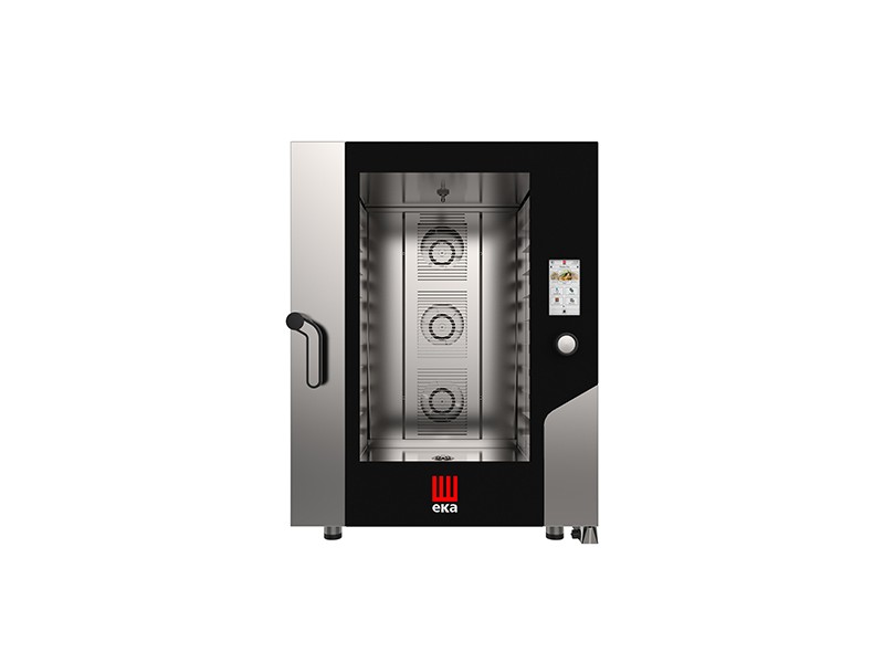 FORNO ELETTRICO COMBINATO CONVEZIONE VAPORE 10 TEGLIE 600 X 400 MM CON TOUCH SCREEN mod. MKF 1064 TS