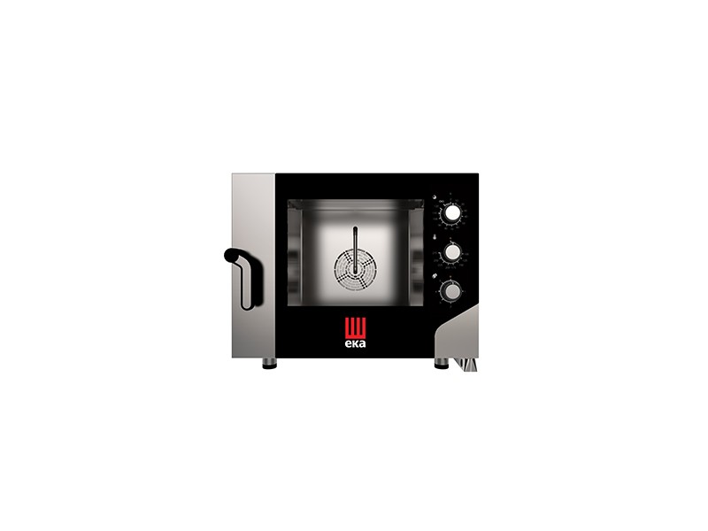 ELECTRIC COMBI OVEN WITH STEAM CONVECTION 4 TRAYS 600 X 400 MM WITH ELECTROMECHANICAL PANEL mod. MKF 464 S