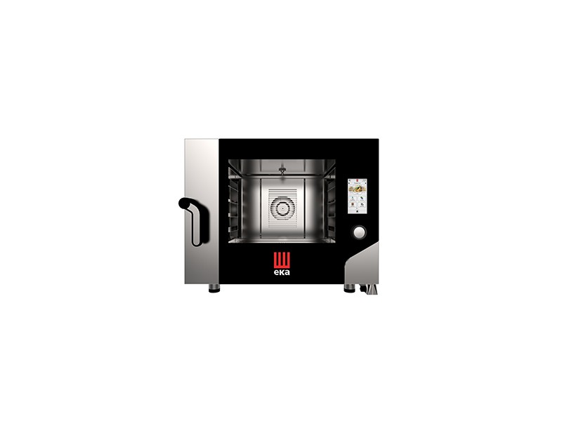ELECTRIC COMBI OVEN WITH STEAM CONVECTION 4 TRAYS 600 X 400 MM WITH TOUCH SCREEN mod. MKF 464 TS