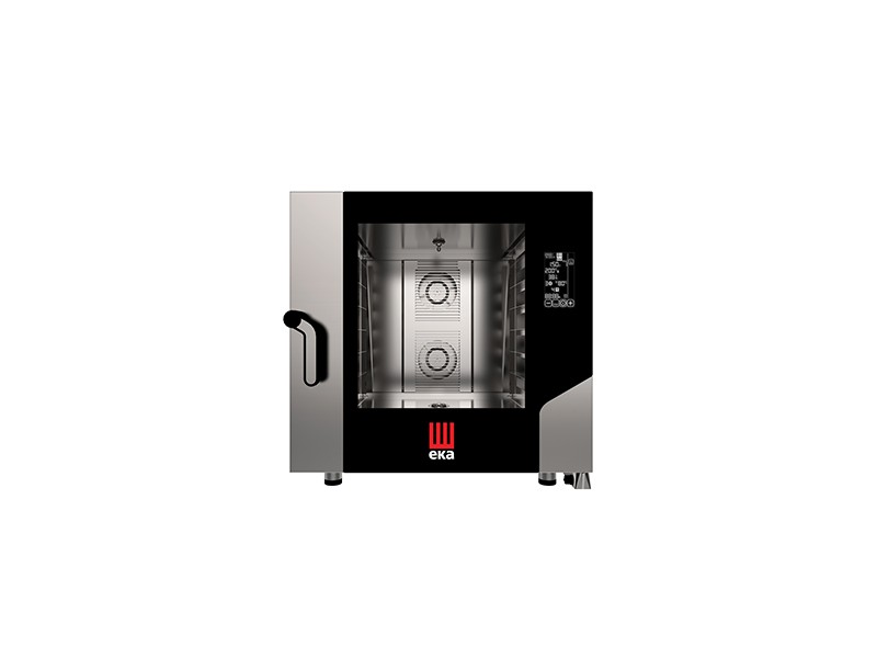 ELECTRIC COMBI OVEN WITH STEAM CONVECTION 6 TRAYS 600 X 400 MM WITH BLACK MASK TECHNOLOGY mod. MKF 664 BM