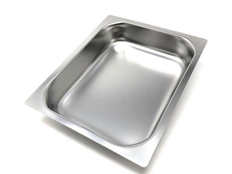 TEGLIA IN ACCIAIO INOX AISI 304 GN 1/2 H 6,5