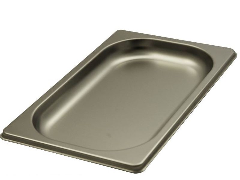 TEGLIA IN ACCIAIO INOX AISI 304 GN 1/4 H 6,5