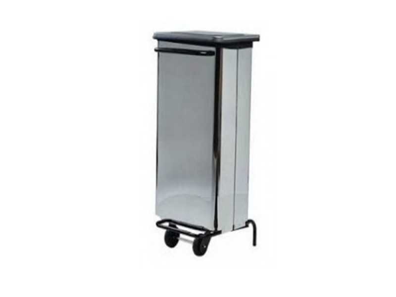 RECTANGULAR DUSTBIN WHEELED AND FOOT 70 LT