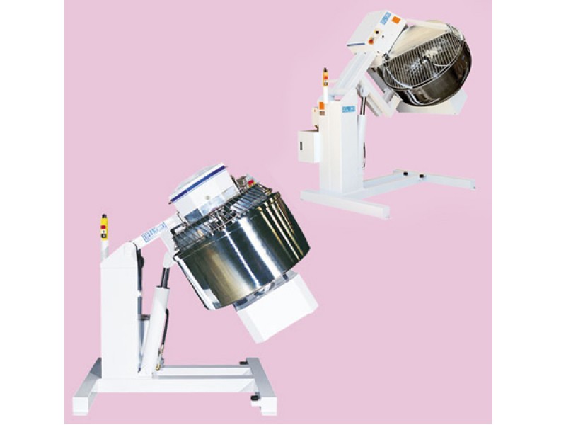 TABLE TIPPER FOR SPIRAL KNEADER OR FORK WITH EXHAUST H 120 CM