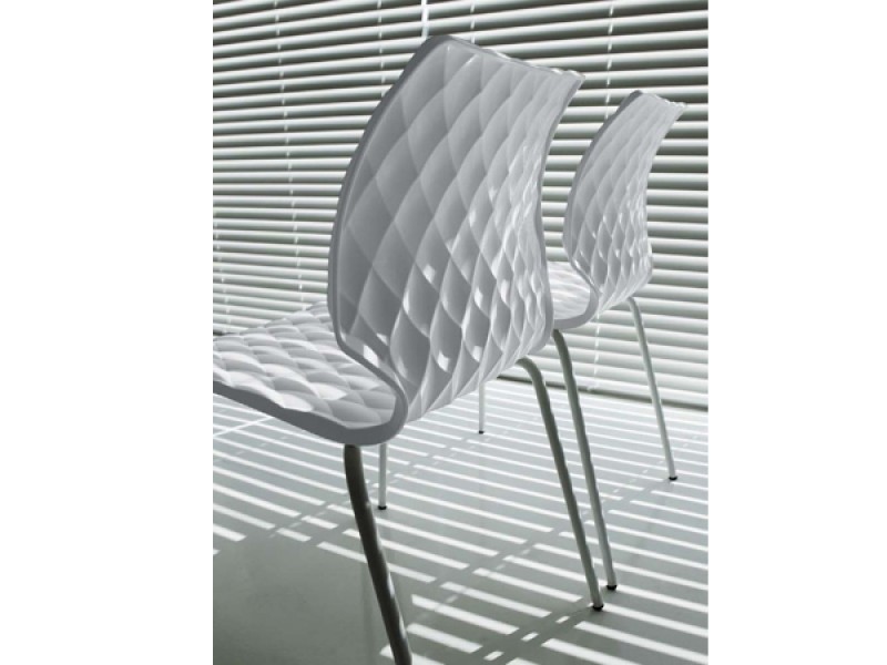CHAIR MOD. UNI PAINTED WHITE OR BLACK FOR EXTERNAL