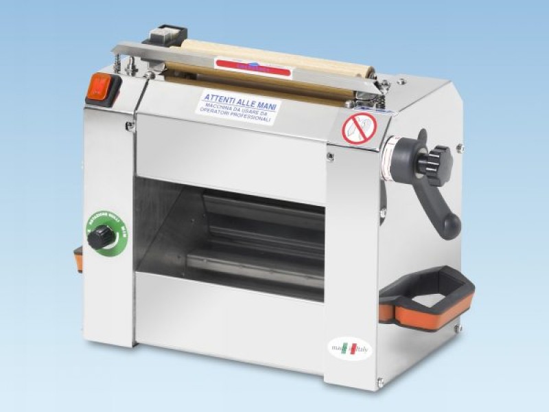 SHEETER FRESH PASTA AND PIZZA MOD. SF220 MAXI MONO PHASE STEEL OR WOOD ROLLS 22 CM
