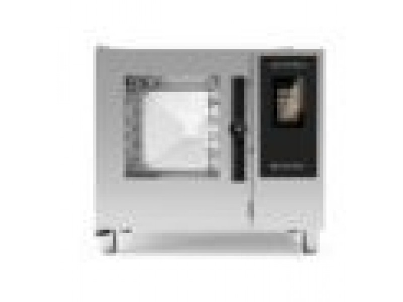 FORNO COMBI A GAS 6 TEGLIE GN 1/1 MOD. SYNAPSY SYG061B CON COMANDI ELETTROMECCANICI