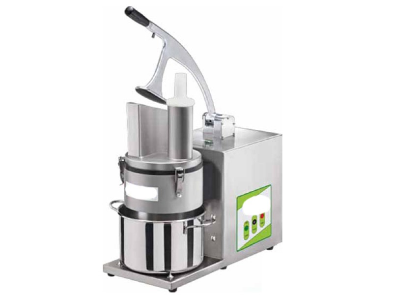 VEGETABLE CUTTER MOD. 3000 PAINTED CARCASS AND MOUTH AISI 304 WITH POT