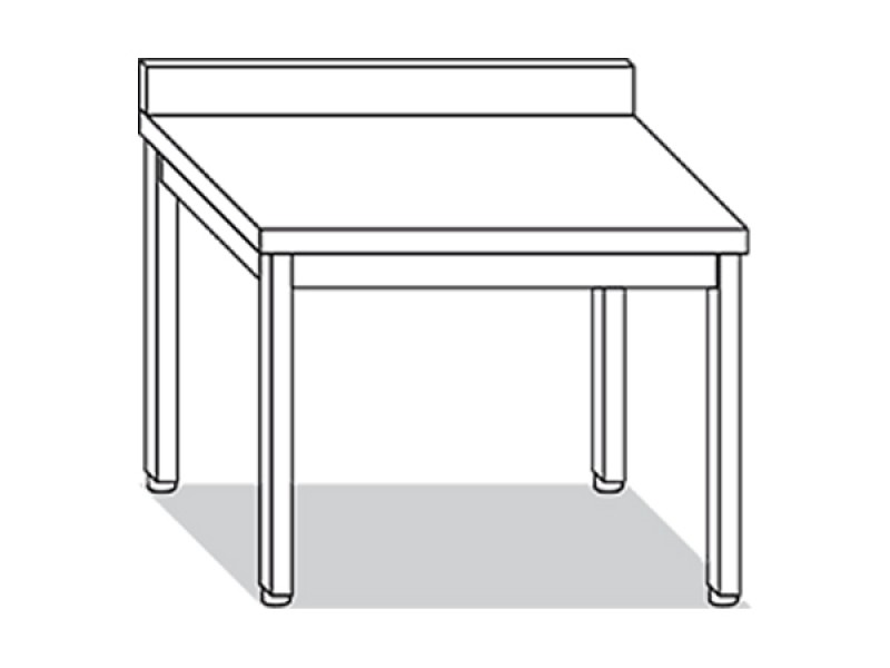 TABLE ON LEGS WITH RAISED W110XD60XH85
