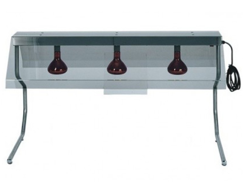 STAINLESS STEEL FRAME WITH 3 INFRARED LAMPS