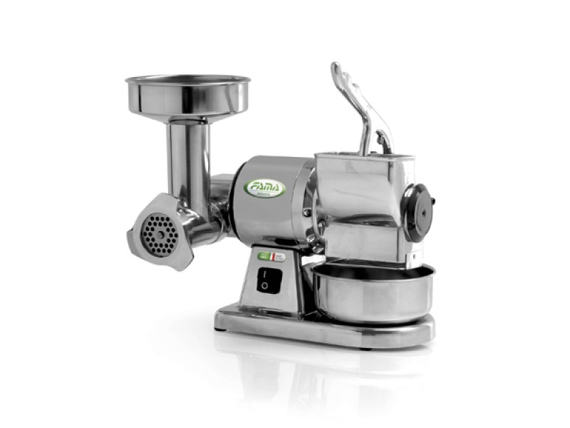 MINCER AND GRATER FOR RESTAURANT MOD. TG12 PRODUCTION 30 KG OF MEAT 50 KG OF CHEESE