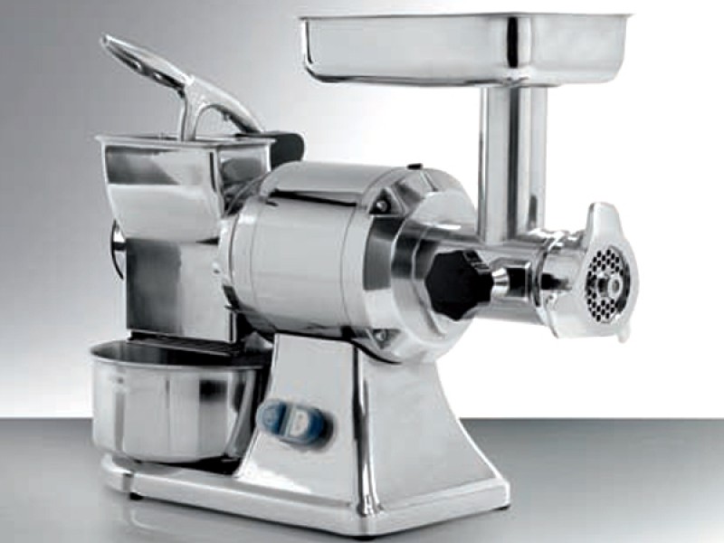 MINCER AND GRATER FOR RESTAURANT MOD. TG22 PRODUCTION 300 KG OF MEAT 70 KG OF CHEESE