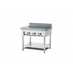ELECTRIC COOKER ON PERCHED mod C.PE6 WITH STAINLESS STEEL TOP