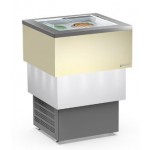CONSERVATORE PER GELATO MANTECATO E GRANITE MOD. CARRARA 4 CREAM VISTA