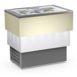 CONSERVATORE PER GELATO MANTECATO E GRANITE MOD. CARRARA 6 CREAM VISTA