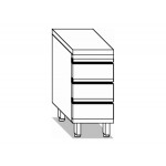 DRAWER UNIT 3 DRAWERS W40XD70XH85