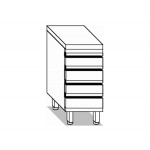 DRAWER UNIT 4 DRAWERS W40XD70XH85
