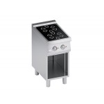 ELECTRIC KITCHEN 2 PYROCERAM PLATES WITH OPEN COMPARTMENT SERIES 70