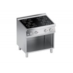 ELECTRIC KITCHEN 4 PYROCERAM PLATES WITH OPEN COMPARTMENT SERIES 70