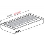 DROP IN RECESSED FAN COOL / DRY HEAT WITHOUT GLASS AND WITHOUT PANEL MOD. L175 MIS. W175XD82.2XH54.5 REMOTE ENGINE