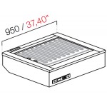 DROP IN RECESSED FAN COOL / DRY HEAT WITHOUT GLASS AND WITHOUT PANEL MOD. L950 DIM. W95XD82.2XH54.5