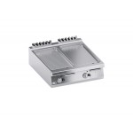 GAS FRY TOP 1/2 SMOOTH PLATE 1/2 GROOVED PLATE BENCH SERIES 90 PERFORMANCE