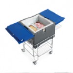 ISOTHERMAL CONTAINER MOD. COOLBOX FOR ICE CREAM WITH PANS