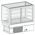 VETRINA MOD LILIUM NEUTRA VAD H 1350 L 1430 3 MENSOLE REFRIGERATE SENZA PANNELLATURA UC