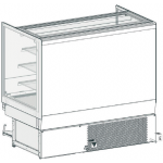 VETRINA MOD LILIUM GRAB&GO VAD H 1350 L 960 3 MENSOLE REFRIGERATE SENZA PANNELLATURA UC