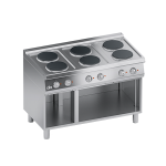 ELECTRIC KITCHEN 6 ROUND PLATES WITH OPEN COMPARTMENT SERIES 70 PERFORMANCE