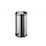 ROUND DUSTBIN METAL INTERNAL BASKET AND FOOT 80 LT