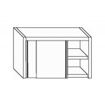 HANGING CABINET SLIDING DOOR WITH 1 SHELF W150XD40XH60 CM