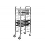 BASIN HOLDER CART 15 GN 1/1 H 6.5