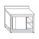 TABLE WITH SLIDING DOORS AND RAISED W110XD60XH85