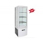 SHOWCASE 4 SIDES 235 LT VENTILATED REFRIGERATION TEMP + 2 + 8 ° C