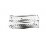 NEUTRAL SHOWCASE IN STAINLESS STEEL 2 FLOORS L.85 CM