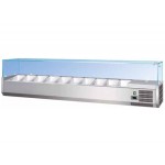 REFRIGERATED SHOWCASE W 200 FOR PIZZA CONDIMENTS 10 GN 1/4