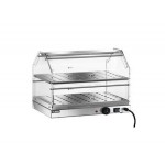 HEATED SHOWCASE 2 STAINLESS STEEL SHELVES TEMPERATURE 30/90 ° C