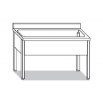 POTS WASHER SINK 1 TANK ON LEGS W100XD70XH85