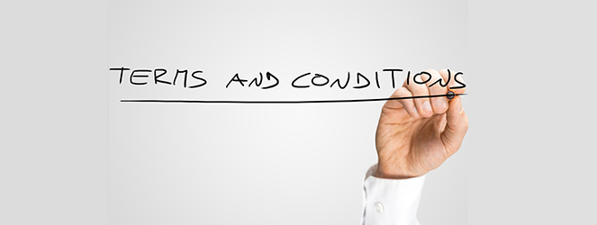 Terms and conditions are here